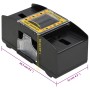 Automatic black card shuffler for 2 decks by , Poker cases and chips - Ref: Foro24-80419, Price: 16,66 €, Discount: %