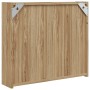 Bathroom cabinet with mirror and LED light oak 60x13x52 cm by , bathroom vanities - Ref: Foro24-357972, Price: 100,77 €, Disc...