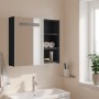 Mueble de baño con espejo y luz LED gris 60x13x52 cm de , Tocadores de baño - Ref: Foro24-357970, Precio: 97,88 €, Descuento: %