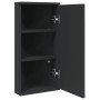 Corner bathroom cabinet with black mirror 30x24x60 cm by , bathroom vanities - Ref: Foro24-357979, Price: 85,90 €, Discount: %