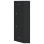 Corner bathroom cabinet with black mirror 30x24x60 cm by , bathroom vanities - Ref: Foro24-357979, Price: 85,90 €, Discount: %