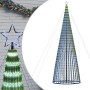 Christmas tree with cone of light 1544 blue LEDs 500 cm by , Christmas lights - Ref: Foro24-358074, Price: 155,86 €, Discount: %