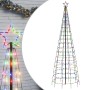 Christbaumkegel mit Pfählen 570 farbige LEDs 300 cm von , Weihnachtsbeleuchtung - Ref: Foro24-358106, Preis: 60,45 €, Rabatt: %