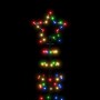 Christmas tree cone with stakes 570 colored LEDs 300 cm by , Christmas lights - Ref: Foro24-358106, Price: 60,45 €, Discount: %