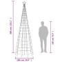 Árbol de Navidad cono con estacas 570 LEDs blanco cálido 300 cm de , Luces de Navidad - Ref: Foro24-358104, Precio: 56,98 €, ...