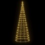 Weihnachtsbaum am Fahnenmast 550 warmweiße LEDs 300cm von , Weihnachtsbeleuchtung - Ref: Foro24-358112, Preis: 46,27 €, Rabat...