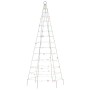 Christmas tree on flagpole with 200 multicolored LEDs 180 cm by , Christmas lights - Ref: Foro24-358110, Price: 24,36 €, Disc...