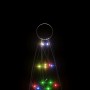 Christmas tree on flagpole with 200 multicolored LEDs 180 cm by , Christmas lights - Ref: Foro24-358110, Price: 24,36 €, Disc...