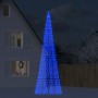 Árbol de Navidad en asta de bandera 1534 LED azul 500 cm de , Luces de Navidad - Ref: Foro24-358119, Precio: 90,80 €, Descuen...