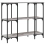 Mesa consola madera de ingeniería gris Sonoma 102x35x90 cm de , Mesas auxiliares - Ref: Foro24-834148, Precio: 71,99 €, Descu...