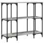 Mesa consola madera de ingeniería gris Sonoma 102x35x90 cm de , Mesas auxiliares - Ref: Foro24-834148, Precio: 71,99 €, Descu...