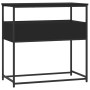 Mesa consola madera de ingeniería negra 75x40x75 cm de , Mesas auxiliares - Ref: Foro24-834155, Precio: 71,18 €, Descuento: %