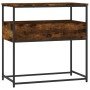 Mesa consola madera de ingeniería roble ahumado 75x40x75 cm de , Mesas auxiliares - Ref: Foro24-834157, Precio: 63,89 €, Desc...