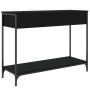 Mesa consola madera de ingeniería negra 100x34,5x75 cm de , Mesas auxiliares - Ref: Foro24-834160, Precio: 72,81 €, Descuento: %