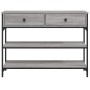 Mesa consola madera de ingeniería gris Sonoma 100x25x75 cm de , Mesas auxiliares - Ref: Foro24-834183, Precio: 91,39 €, Descu...