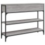 Engineered wood gray Sonoma console table 100x25x75 cm by , Side tables - Ref: Foro24-834183, Price: 94,79 €, Discount: %