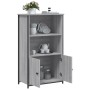 Tall Sonoma gray engineered wood sideboard 62x32x103.5 cm by , Sideboards - Ref: Foro24-834218, Price: 76,47 €, Discount: %