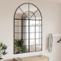 Black iron arch wall mirror 100x150 cm by , Mirrors - Ref: Foro24-3200614, Price: 212,31 €, Discount: %