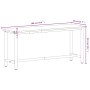 Werkbank aus massivem Buchenholz und Metall 180x55x81,5 cm von , Arbeitstische - Ref: Foro24-3188906, Preis: 182,58 €, Rabatt: %