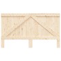 Cabecero de madera maciza de pino 180x104 cm de , Cabeceros y pies de cama - Ref: Foro24-358401, Precio: 88,99 €, Descuento: %