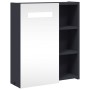 Bathroom cabinet with mirror and LED light gray 45x13x52 cm by , bathroom vanities - Ref: Foro24-357966, Price: 78,13 €, Disc...