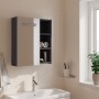 Mueble de baño con espejo y luz LED gris 45x13x52 cm de , Tocadores de baño - Ref: Foro24-357966, Precio: 76,05 €, Descuento: %