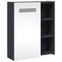 Bathroom cabinet with mirror and LED light gray 45x13x52 cm by , bathroom vanities - Ref: Foro24-357966, Price: 78,13 €, Disc...