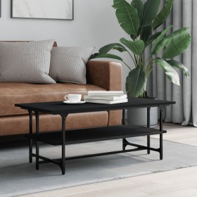 Black plywood coffee table 100x50x40 cm by , Coffee table - Ref: Foro24-835319, Price: 37,99 €, Discount: %