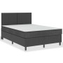 Box spring bed dark gray fabric 160x200 cm by , Beds and slatted bases - Ref: Foro24-3054725, Price: 662,08 €, Discount: %