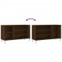 Brown oak plywood shoe cabinet 102x36x60 cm by , Shoe racks and shoe organizers - Ref: Foro24-831419, Price: 44,94 €, Discoun...