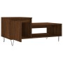 Mesa de centro madera contrachapada roble marrón 100x50x45 cm de , Mesas de centro - Ref: Foro24-830835, Precio: 54,99 €, Des...