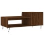 Mesa de centro madera contrachapada roble marrón 100x50x45 cm de , Mesas de centro - Ref: Foro24-830835, Precio: 54,99 €, Des...