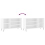 White plywood shoe cabinet 102x36x60 cm by , Shoe racks and shoe organizers - Ref: Foro24-831412, Price: 45,25 €, Discount: %