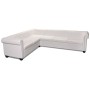 Chesterfield 6 seater corner sofa white artificial leather by vidaXL, Sofas - Ref: Foro24-243616, Price: 865,91 €, Discount: %