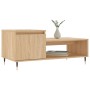 Mesa de centro madera contrachapada roble Sonoma 100x50x45 cm de , Mesas de centro - Ref: Foro24-830823, Precio: 46,99 €, Des...