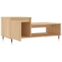 Mesa de centro madera contrachapada roble Sonoma 100x50x45 cm de , Mesas de centro - Ref: Foro24-830823, Precio: 46,99 €, Des...