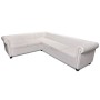 Chesterfield 6 seater corner sofa white artificial leather by vidaXL, Sofas - Ref: Foro24-243616, Price: 865,91 €, Discount: %