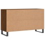 Mueble zapatero madera contrachapada roble marrón 102x36x60 cm de , Zapateros y organizadores de calzado - Ref: Foro24-831427...