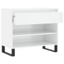 Mueble zapatero madera contrachapada blanco brillo 70x36x60 cm de , Zapateros y organizadores de calzado - Ref: Foro24-831446...