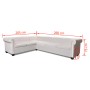 Chesterfield 6-Sitzer-Ecksofa aus weißem Kunstleder von vidaXL, Sofas - Ref: Foro24-243616, Preis: 865,91 €, Rabatt: %