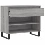 Schuhschrank aus grauem Sonoma-Sperrholz, 70 x 36 x 60 cm von , Schuhregale und Schuhorganisatoren - Ref: Foro24-831450, Prei...