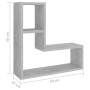 Wall shelves 2 pcs concrete gray plywood 50x15x50 cm by , Shelves and shelves - Ref: Foro24-807218, Price: 32,39 €, Discount: %