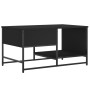 Black engineered wood coffee table 85.5x51x45 cm by , Coffee table - Ref: Foro24-835339, Price: 40,61 €, Discount: %