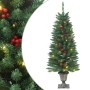 Árboles de Navidad artificiales 2 uds 100 LED verde 120 cm de , Arboles de navidad - Ref: Foro24-357770, Precio: 85,40 €, Des...