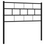 Black metal headboard 75 cm by , Headboards and footboards - Ref: Foro24-355685, Price: 20,09 €, Discount: %