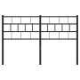 Black metal headboard 150 cm by , Headboards and footboards - Ref: Foro24-355693, Price: 29,99 €, Discount: %