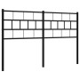 Black metal headboard 150 cm by , Headboards and footboards - Ref: Foro24-355693, Price: 29,99 €, Discount: %