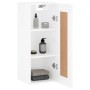 Armario de pared madera ingeniería blanco brillo 34,5x34x90 cm de , Aparadores - Ref: Foro24-835020, Precio: 35,94 €, Descuen...