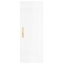 Armario de pared madera ingeniería blanco brillo 34,5x34x90 cm de , Aparadores - Ref: Foro24-835020, Precio: 35,94 €, Descuen...