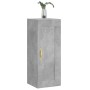 Armario de pared madera ingeniería gris hormigón 34,5x34x90 cm de , Aparadores - Ref: Foro24-835022, Precio: 39,12 €, Descuen...